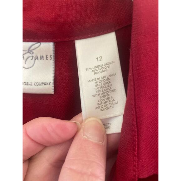 Women’s Size 12 Emma James Sleeveless Front Zip Dress - Picture 9 of 10